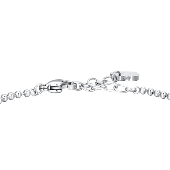 BRACCIALE DONNA IN ACCIAIO CON NOTA MUSICALE E ZIRCONE BIANCO