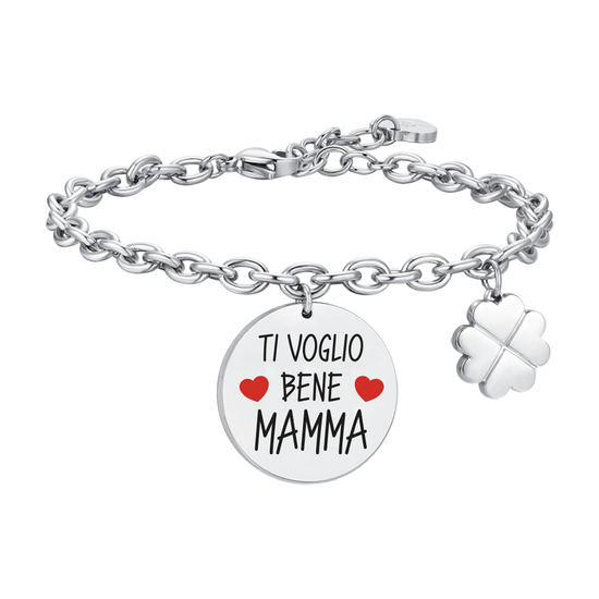 STEEL WOMEN'S BRACELET I LOVE YOU MOM