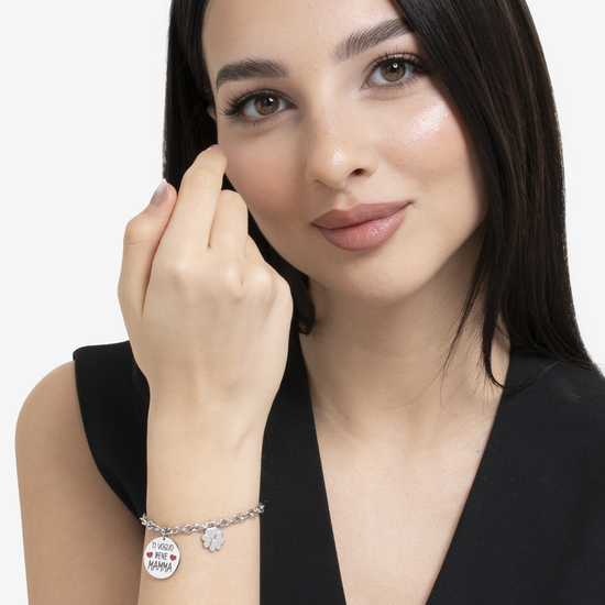 STEEL WOMEN'S BRACELET I LOVE YOU MOM