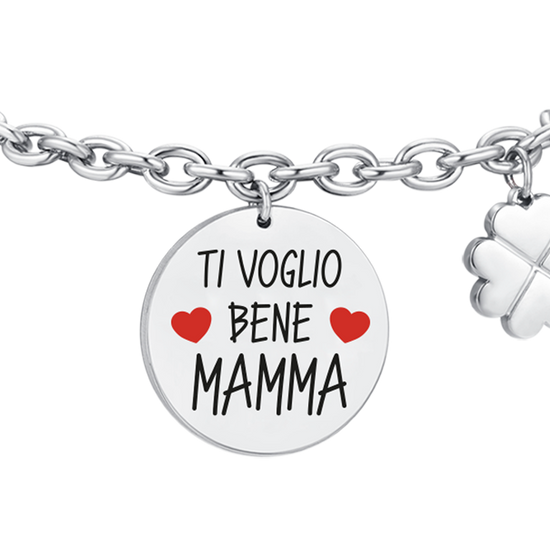 STEEL WOMEN'S BRACELET I LOVE YOU MOM