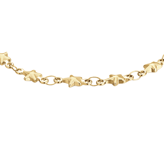 IP GOLD STEEL WOMEN'S BRACELET WITH STARS