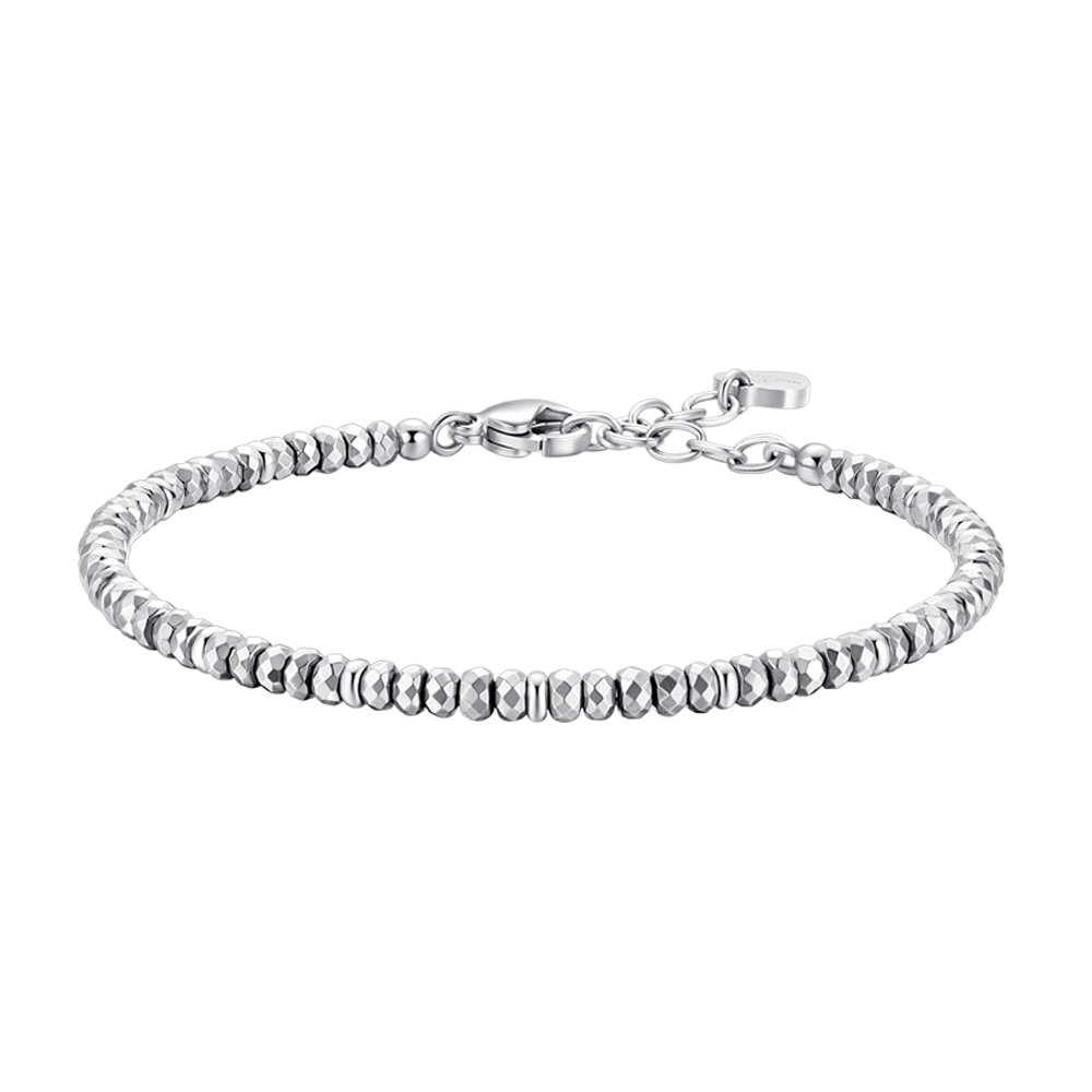 BRACCIALE DONNA IN ACCIAIO CON EMATITE