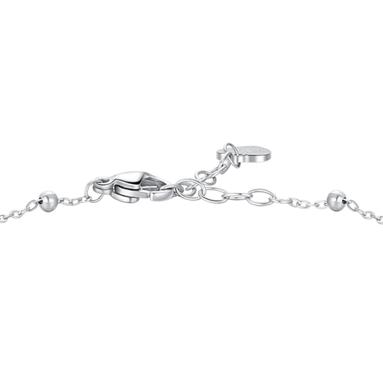 BRACCIALE DONNA IN ACCIAIO CON STELLA E PUNTI LUCE DI ZIRCONE BIANCO