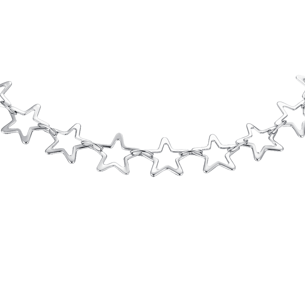 WOMAN STEEL BRACELET WITH STARS