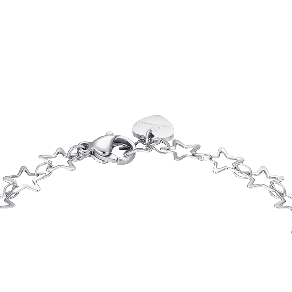 WOMAN STEEL BRACELET WITH STARS