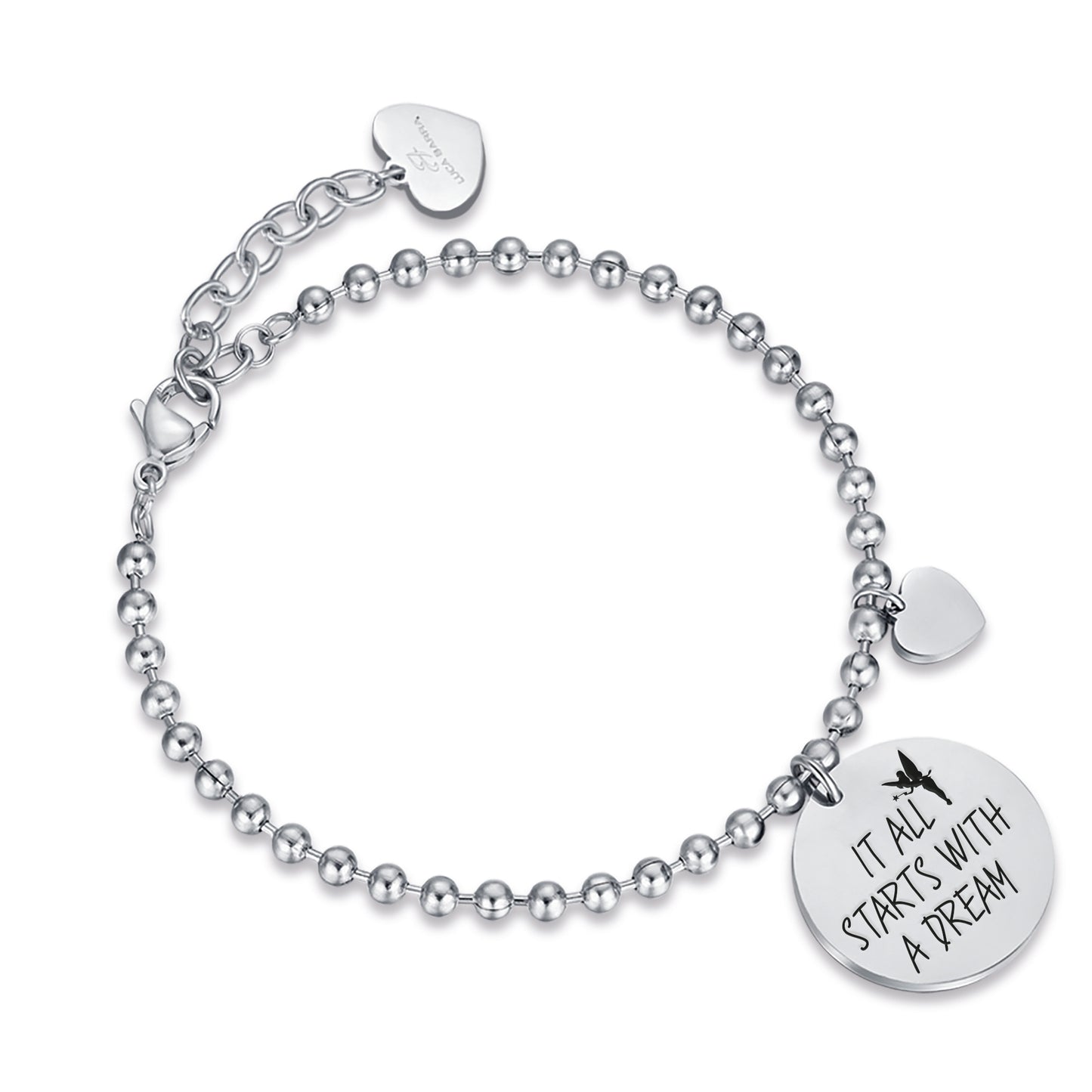 "IT ALL STARTS WITH A DREAM" STEEL BRACELET