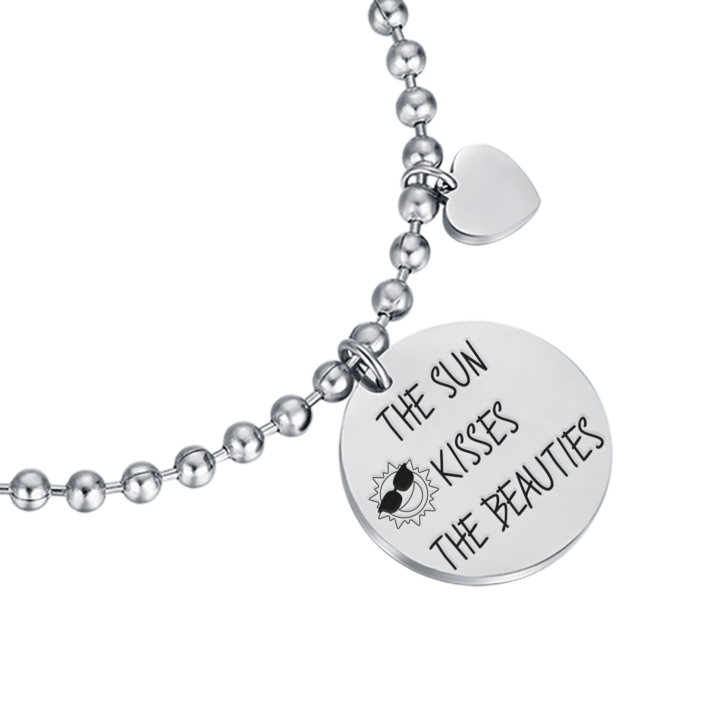 WOMEN'S STEEL BRACELET THE SUN KISSES THE BEAUTIES