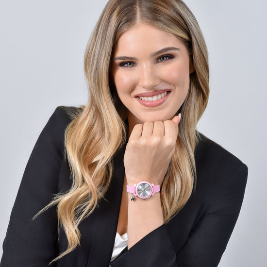 Upload image to Gallery WOMAN'S SILICONE LILAC AND STAR CLOCK
