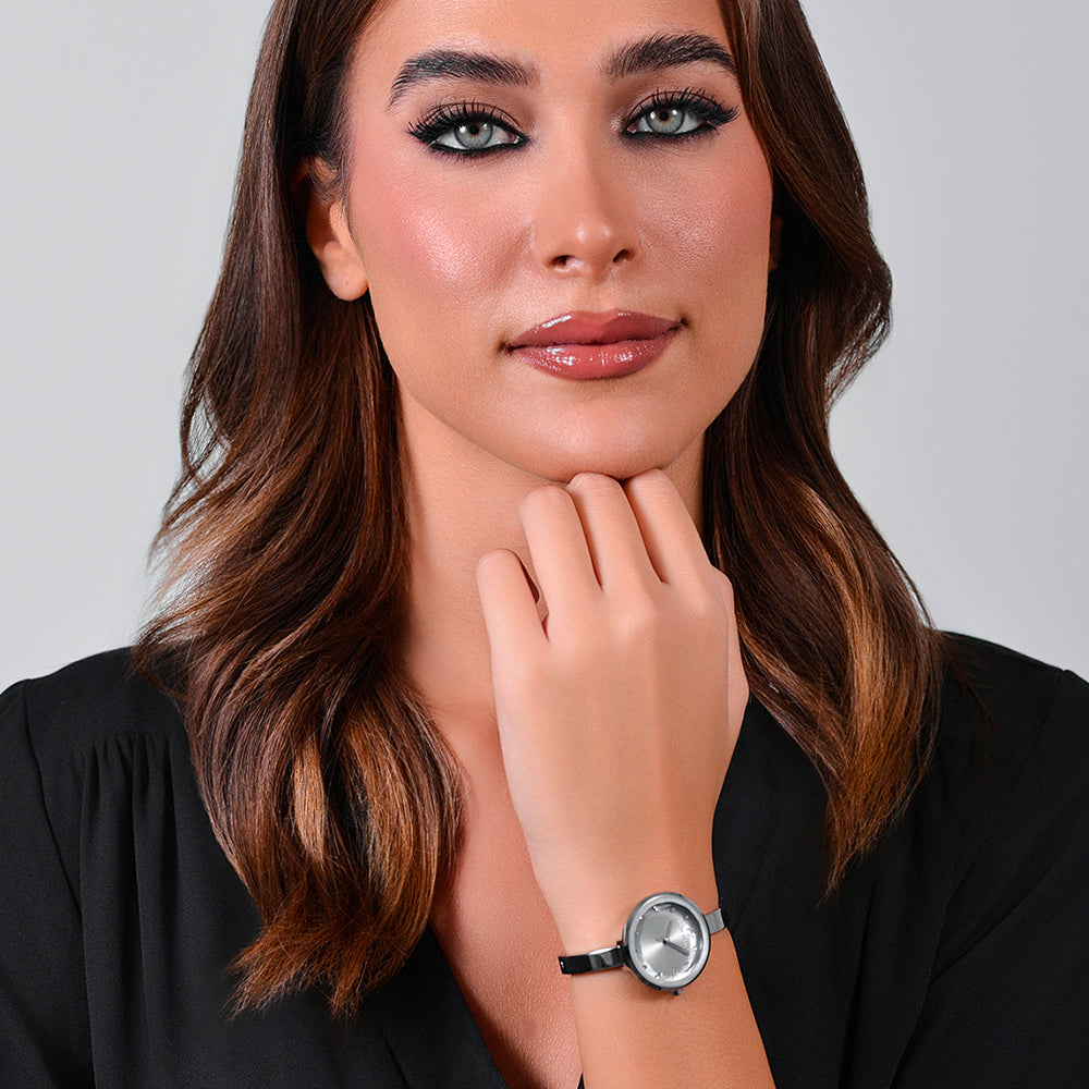 OROLOGIO DONNA IN ACCIAIO QUADRANTE BIANCO