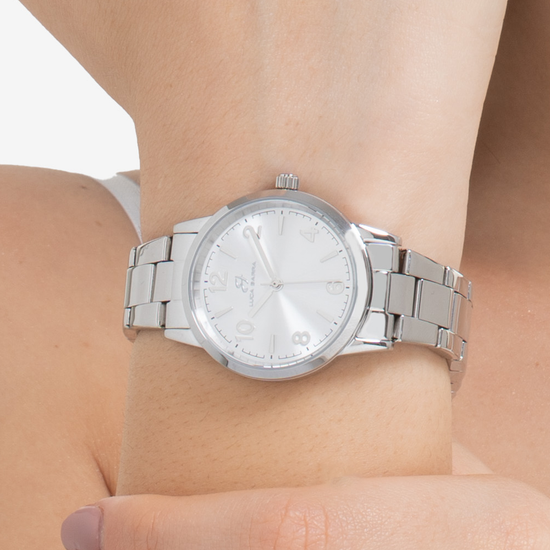 OROLOGIO DONNA IN ACCIAIO CON QUADRANTE BIANCO