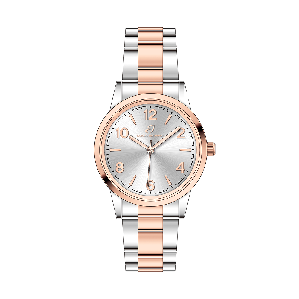 OROLOGIO DONNA IN ACCIAIO CON ELEMENTI IP GOLD