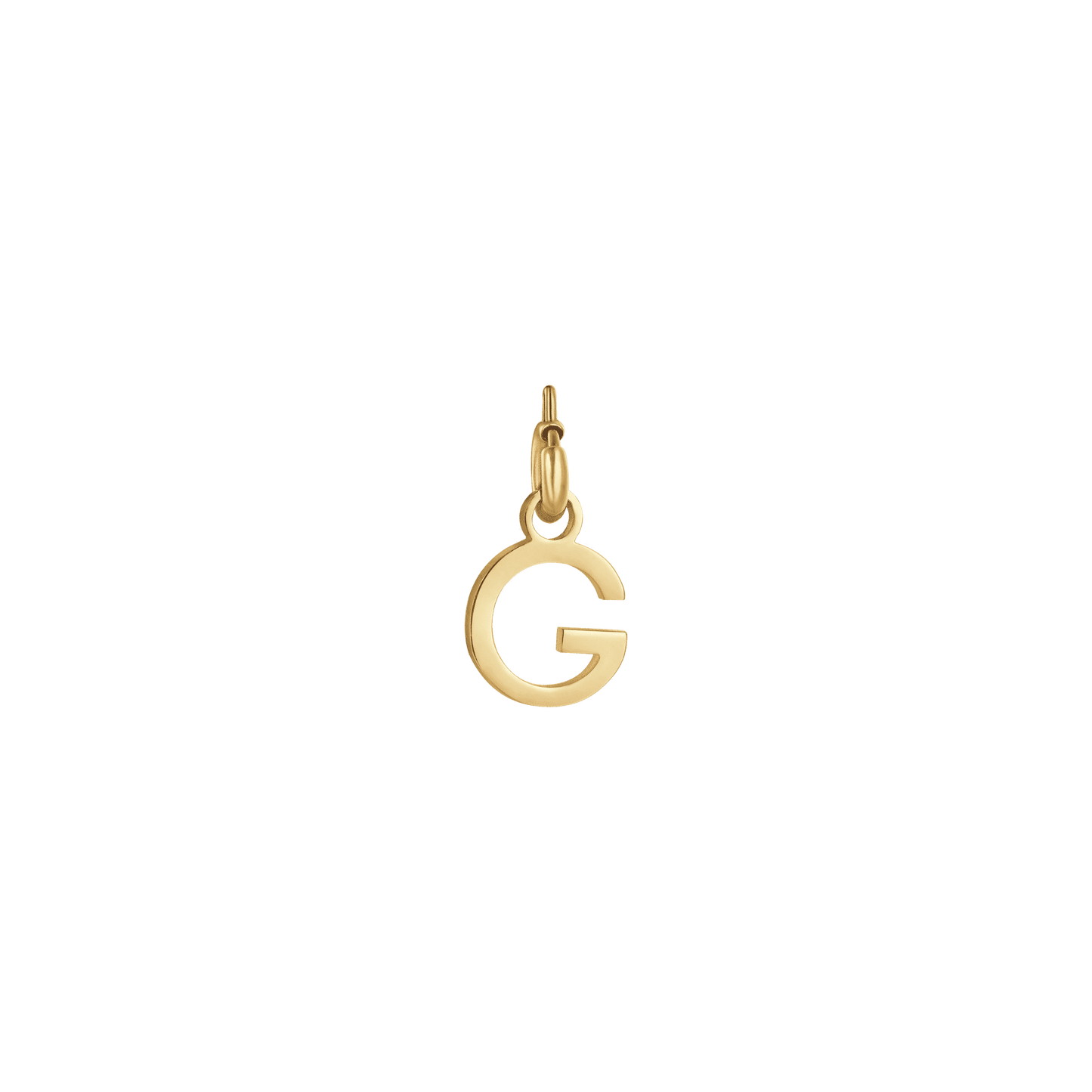 CHARM LETTER G IN GOLDEN STEEL Luca Barra