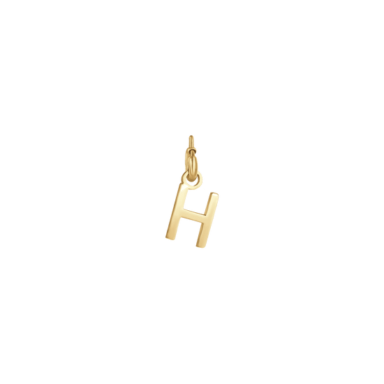 GOLD STEEL LETTER G CHARM