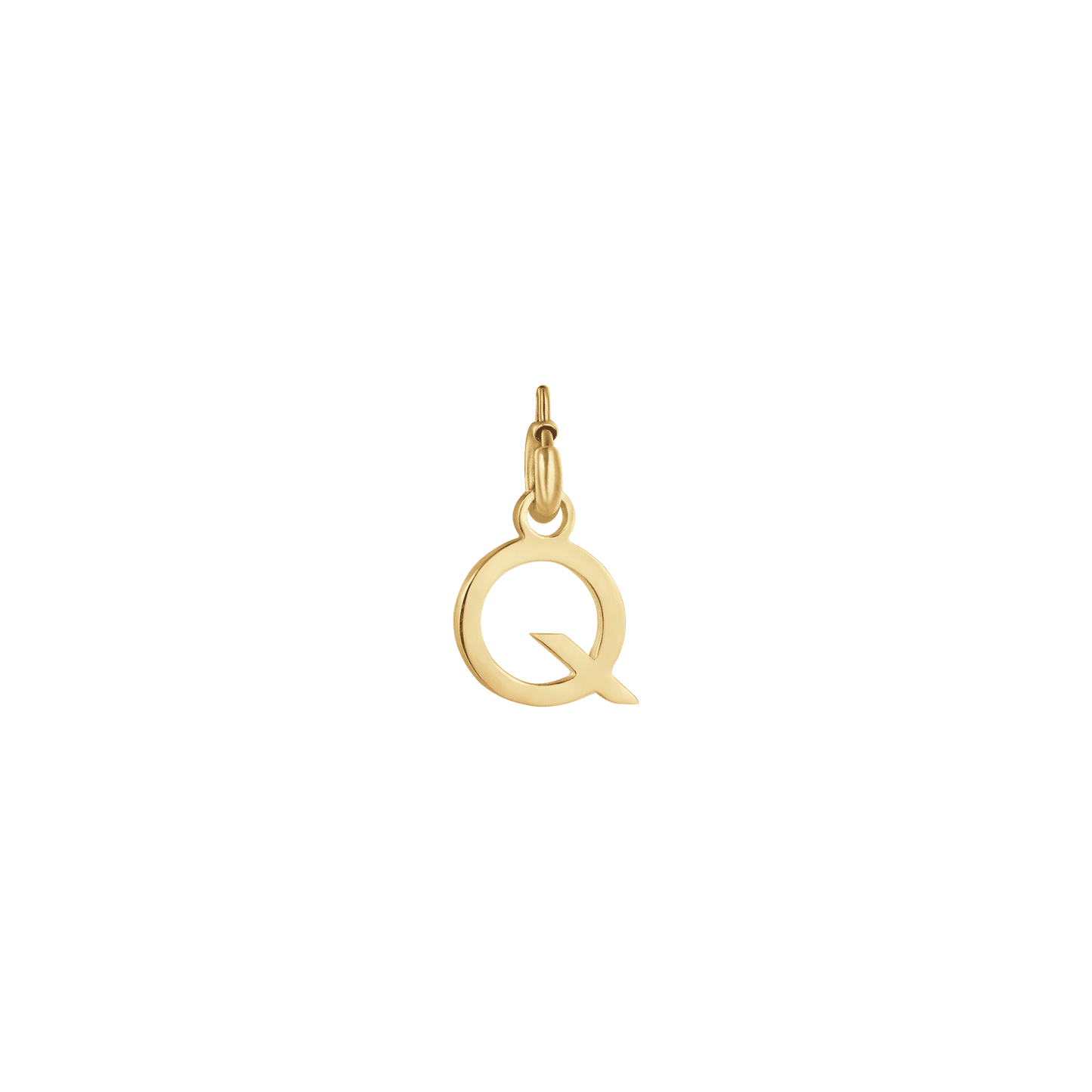 GOLD STEEL LETTER G CHARM