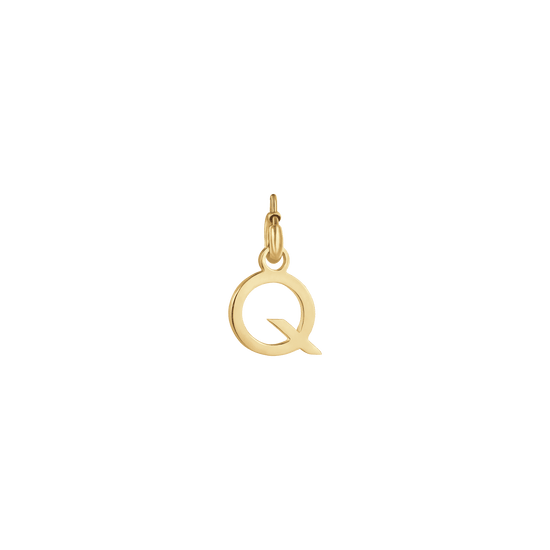 GOLD STEEL LETTER G CHARM