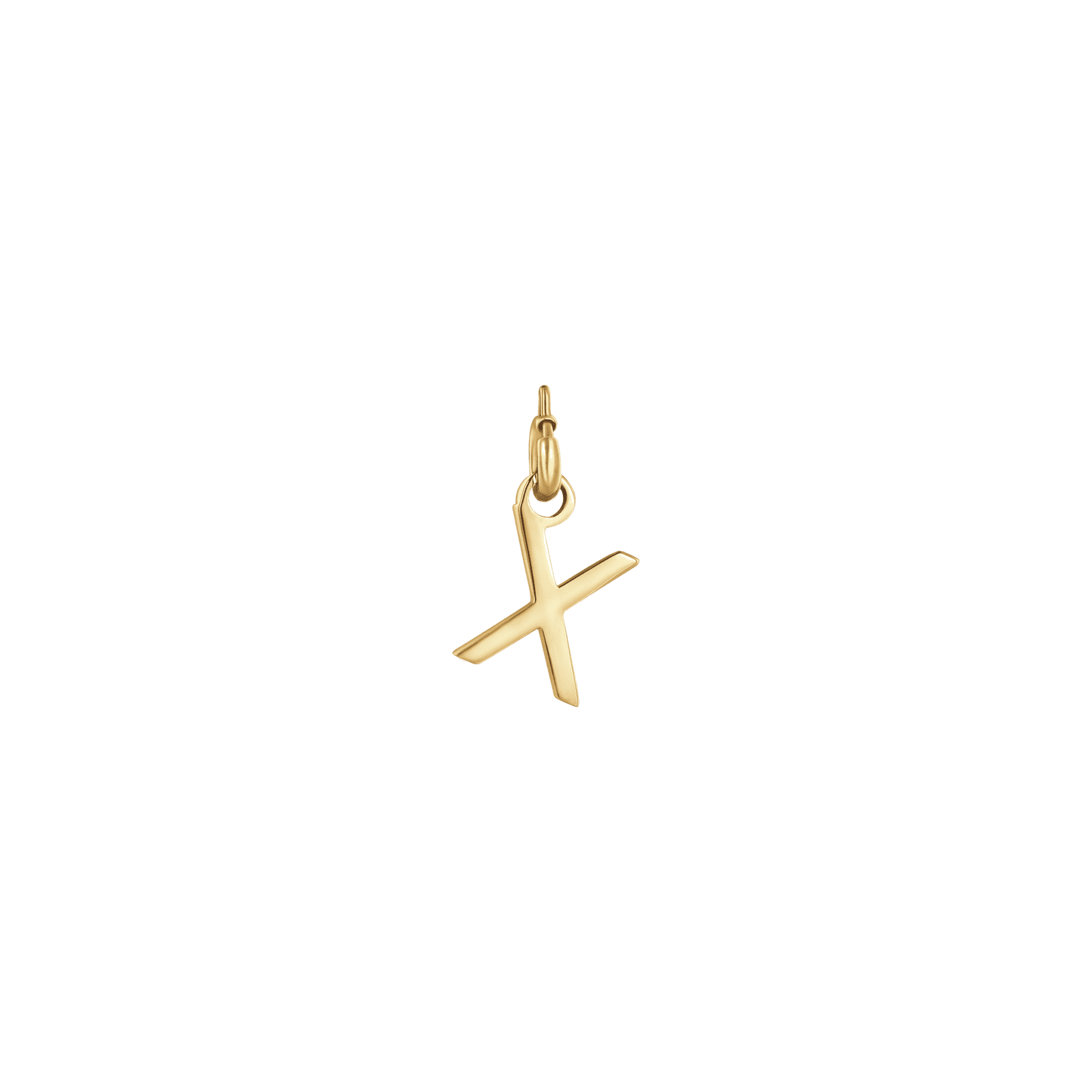 GOLD STEEL LETTER G CHARM