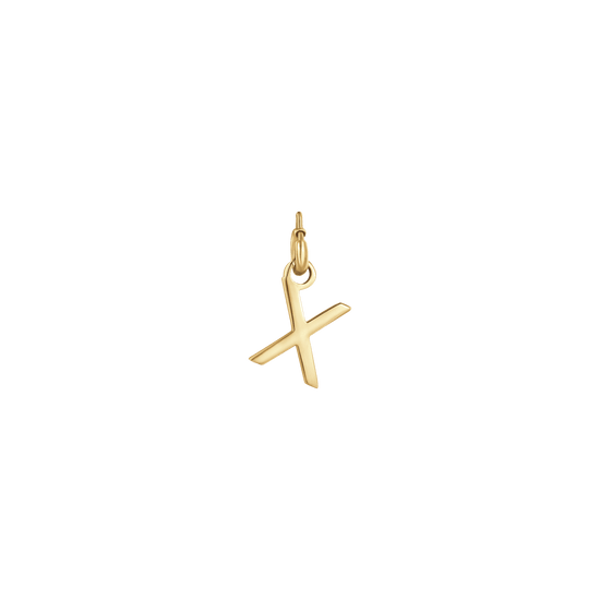 GOLD STEEL LETTER G CHARM