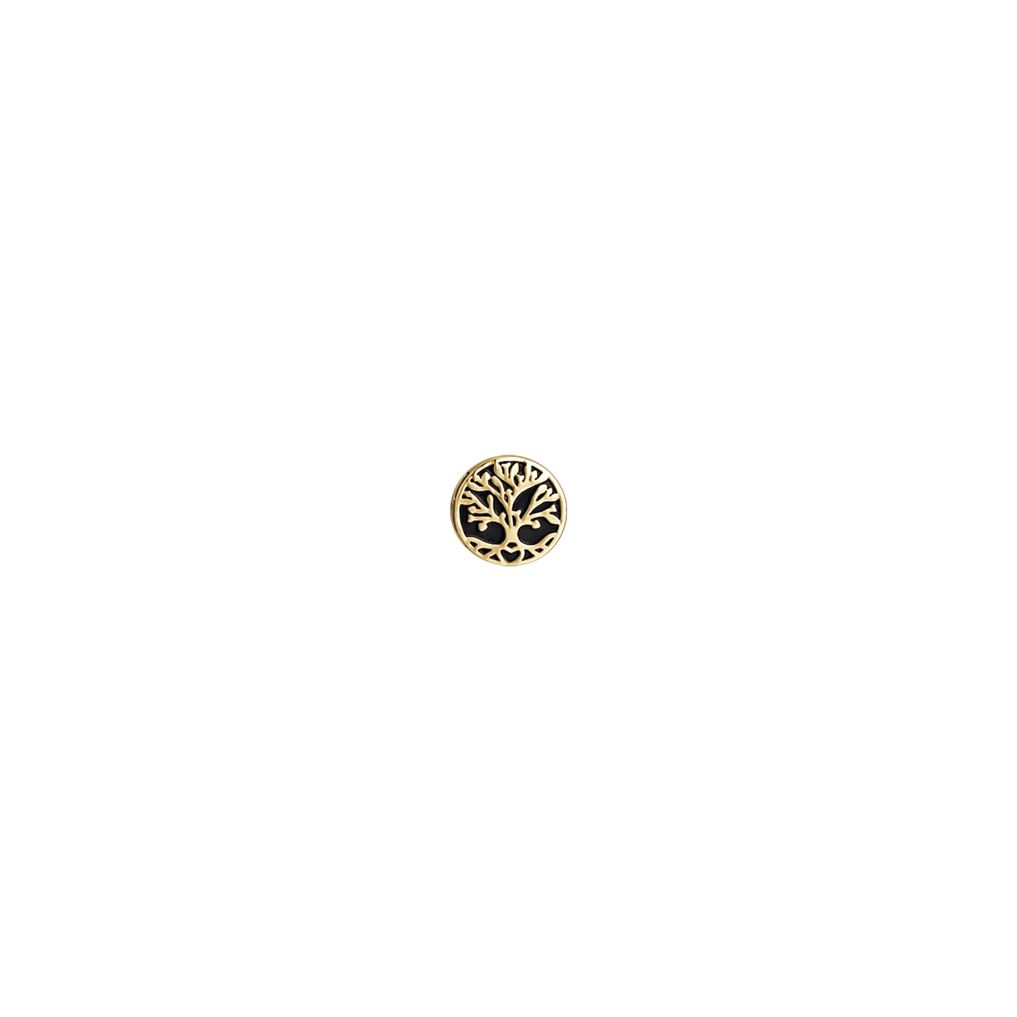 CHARM IN ACCIAIO IP GOLD ALBERO DELLA VITA