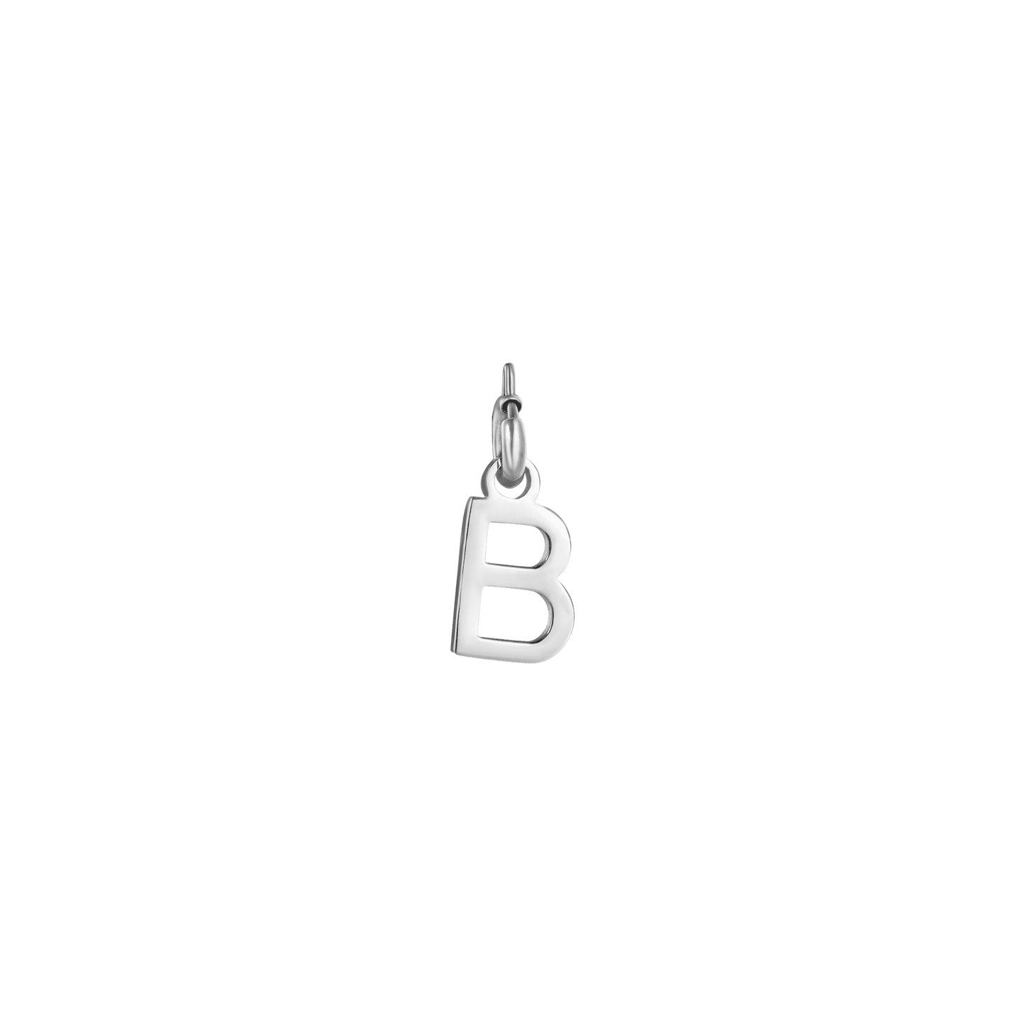 STEEL LETTER CHARM