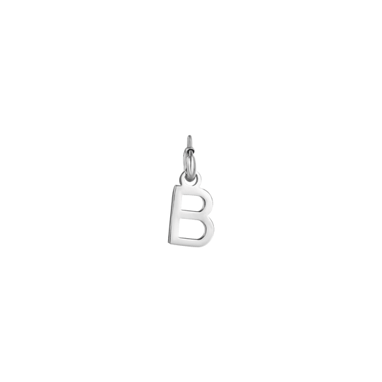 STEEL LETTER CHARM