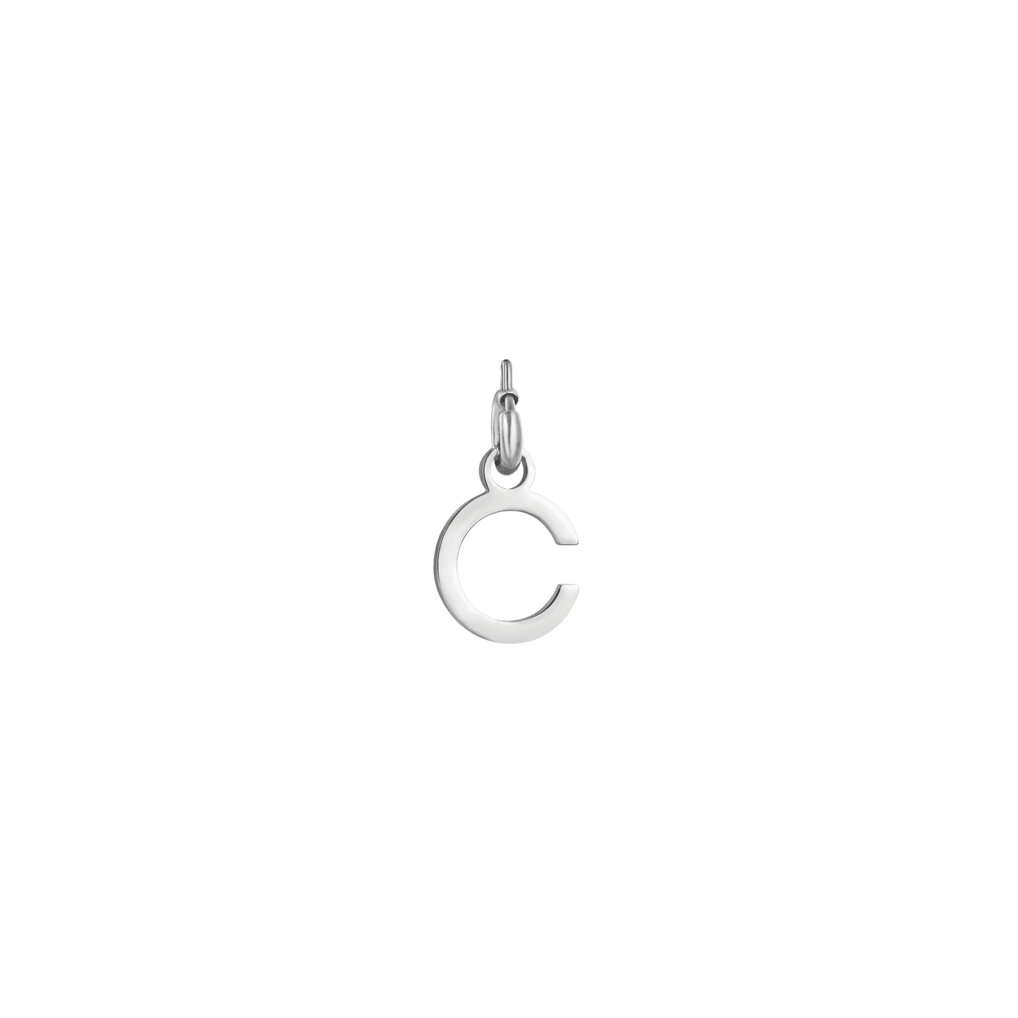 STEEL LETTER CHARM