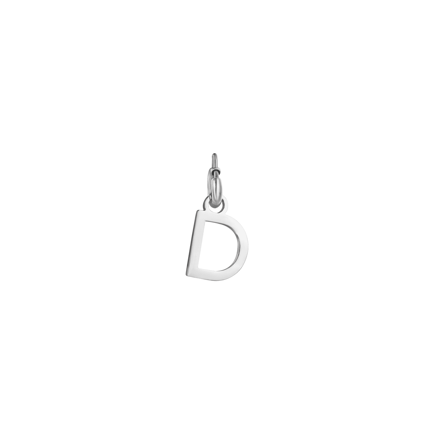 STEEL LETTER CHARM