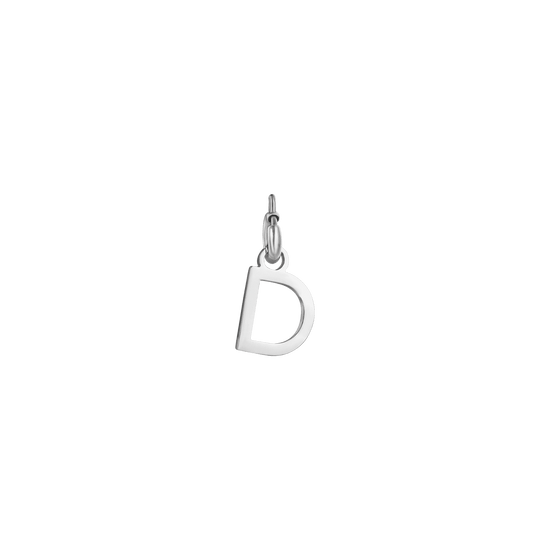 STEEL LETTER CHARM