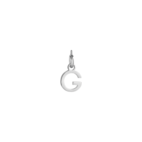STEEL LETTER CHARM