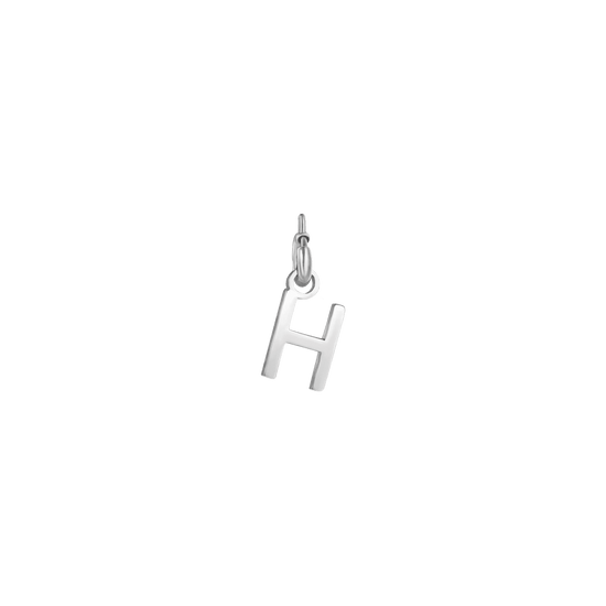 STEEL LETTER CHARM