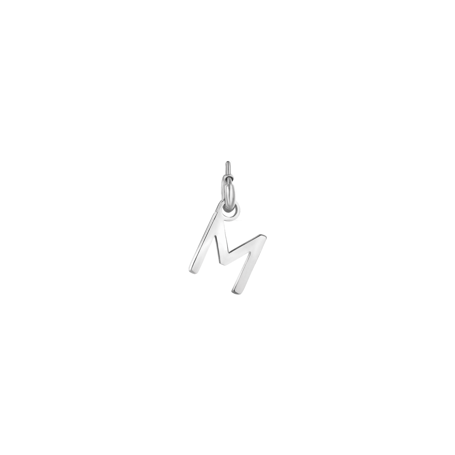 STEEL LETTER CHARM