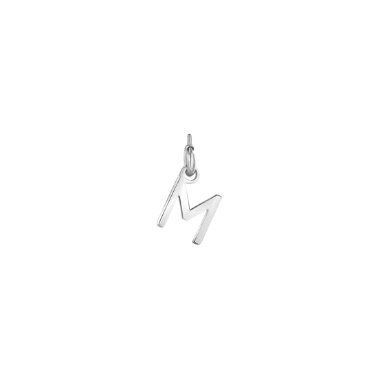 STEEL LETTER CHARM
