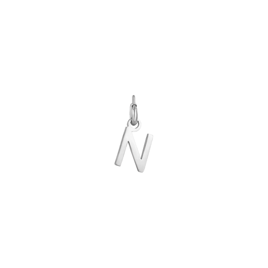 STEEL LETTER CHARM