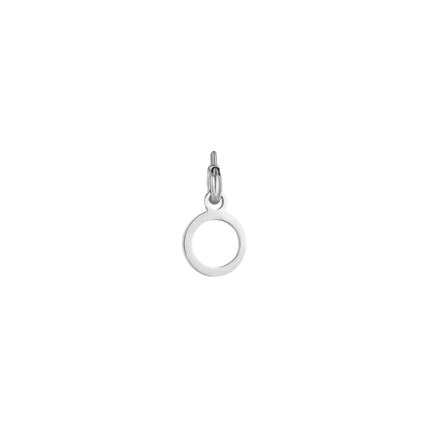 STEEL LETTER CHARM
