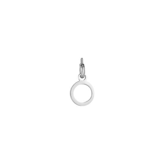 STEEL LETTER CHARM