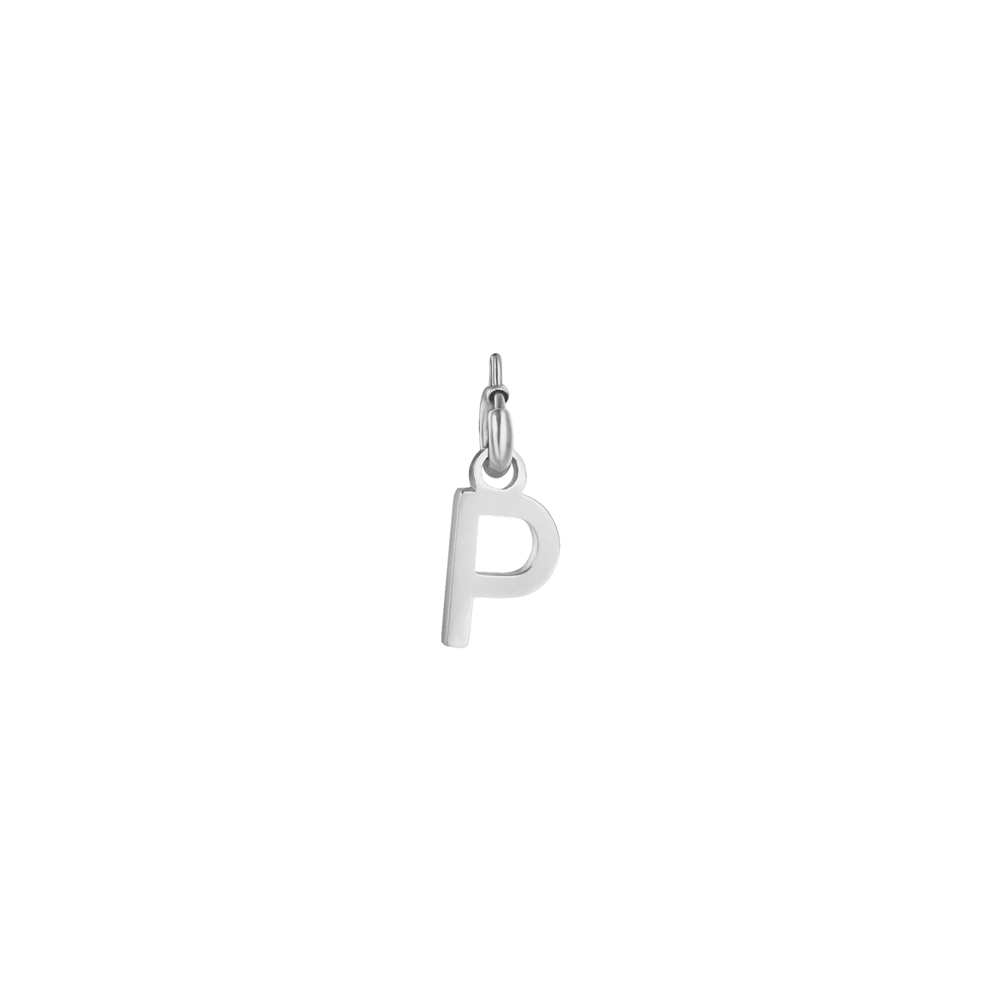 STEEL LETTER CHARM