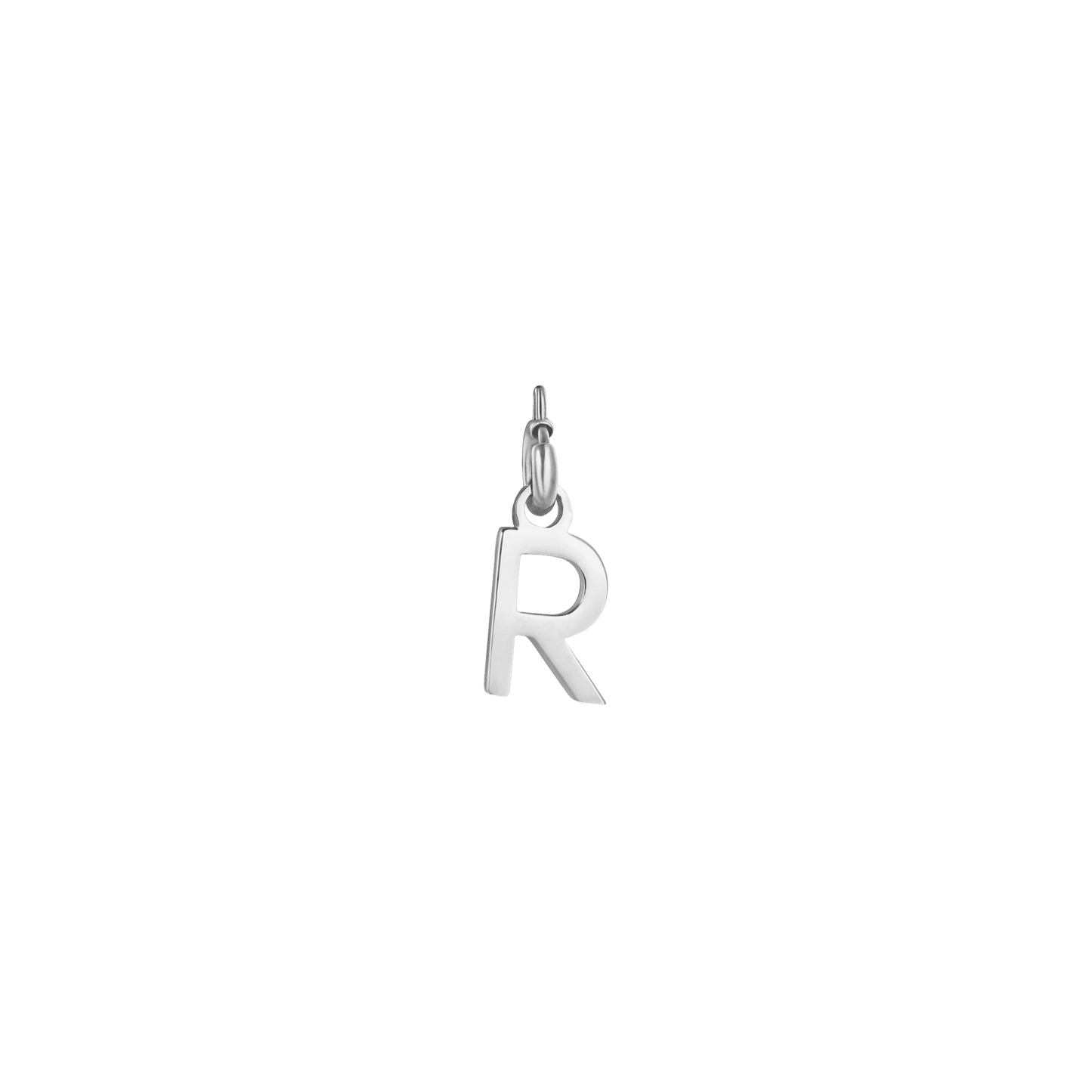 STEEL LETTER CHARM