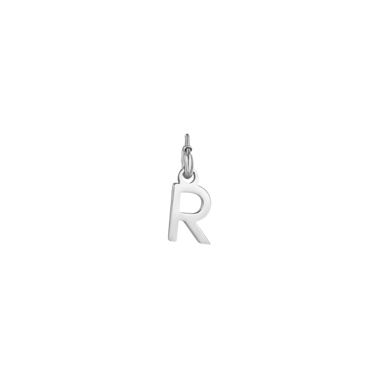 STEEL LETTER CHARM