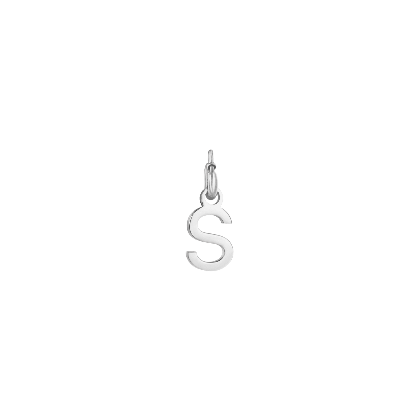 STEEL LETTER CHARM