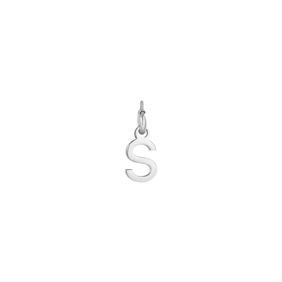 STEEL LETTER CHARM