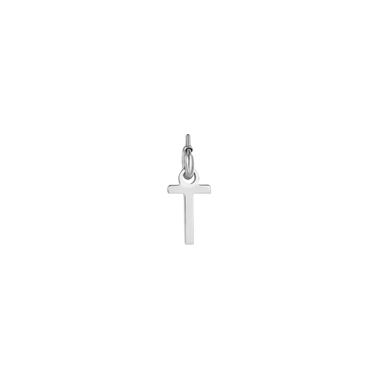 STEEL LETTER CHARM