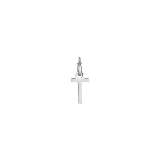 STEEL LETTER CHARM