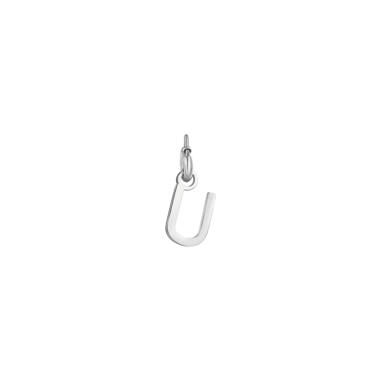 STEEL LETTER CHARM