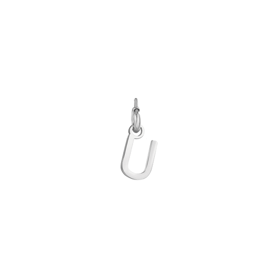 STEEL LETTER CHARM