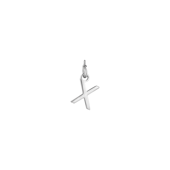 STEEL LETTER CHARM