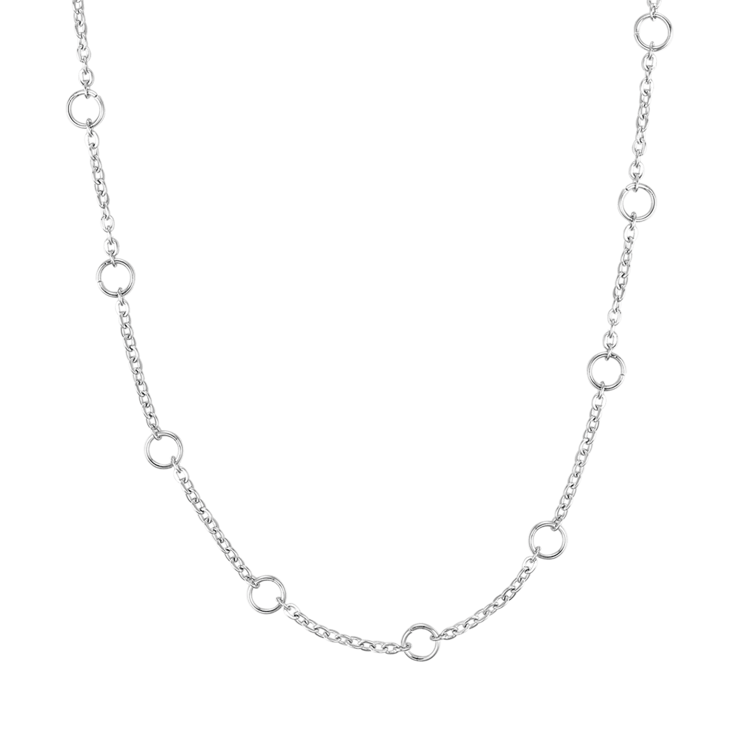 WOMEN'S STEEL NECKLACE FOR CHARMS WITH LOBSTER CLASP