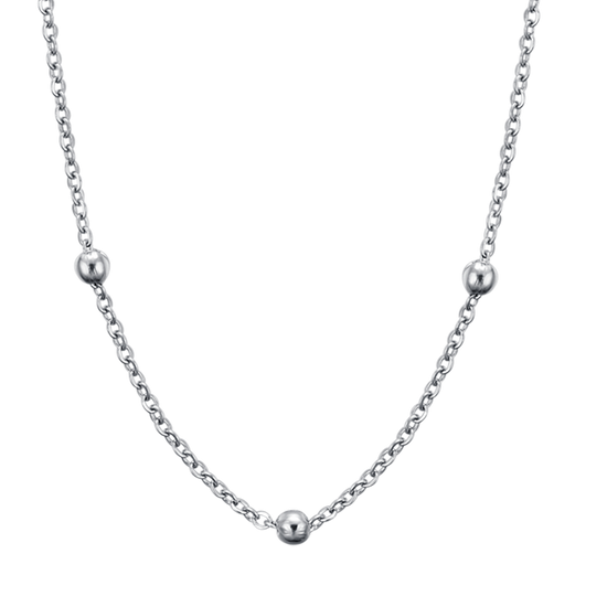 Upload image to Gallery WOMAN'S LONG STEEL NECKLACE FOR CHARMS
