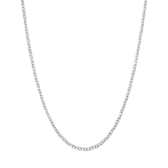 WOMAN'S LONG NECKLACE IN STEEL FOR CHARMS WITH MOSCHETON Luca Barra