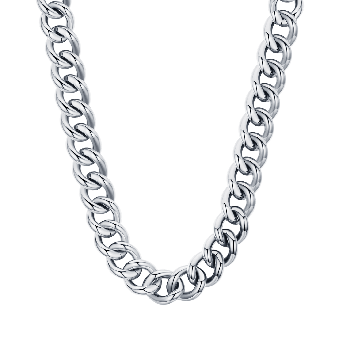 WOMAN'S NECKLACE IN STEEL WITH CHAIN LINK Luca Barra