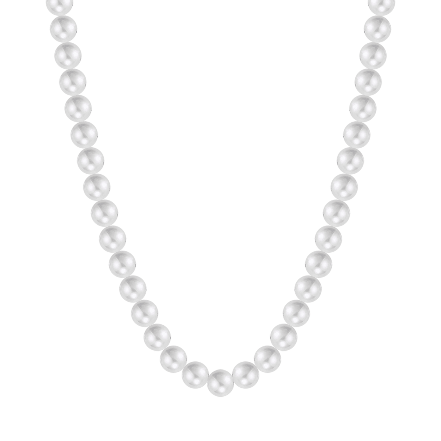 WOMAN'S NECKLACE OF WHITE PEARLS Luca Barra