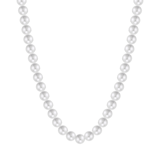 WOMAN'S NECKLACE OF WHITE PEARLS Luca Barra